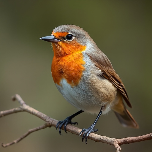 Robins feeding on high-energy seed mix