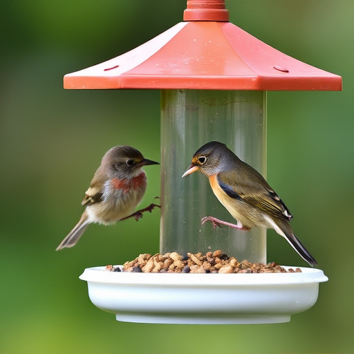 Seed feeder with rodent exclusion features