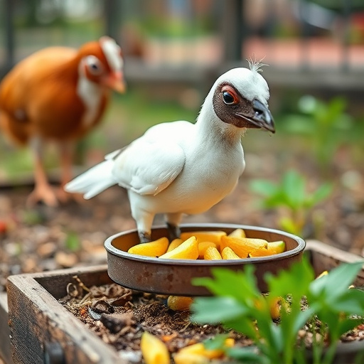 Seed-filled tray for ground-feeding birds