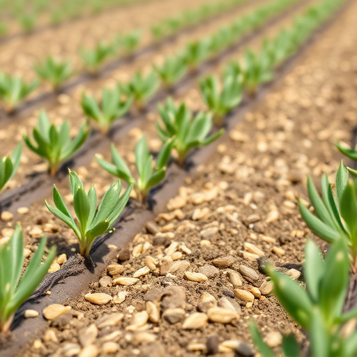 Seed mix in transparent plastic bag