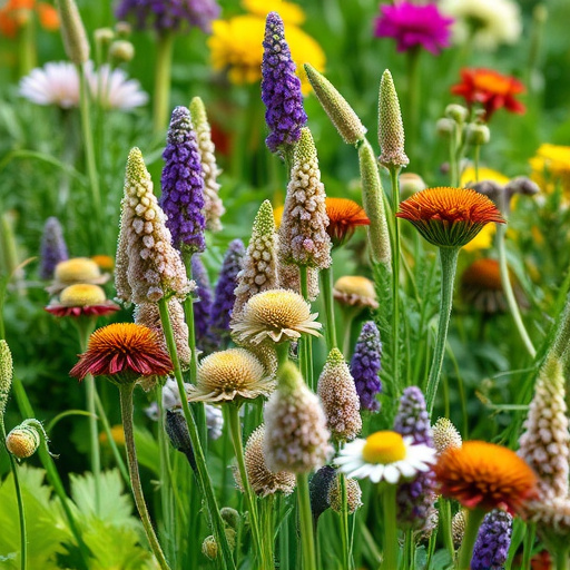 Seed mix scattered on bird table