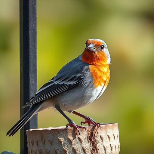 Seed mix scattered on bird table