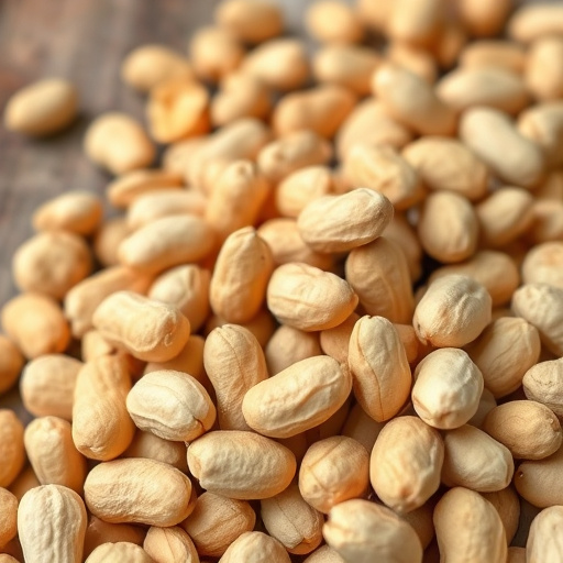 Selection of bird peanuts in bags