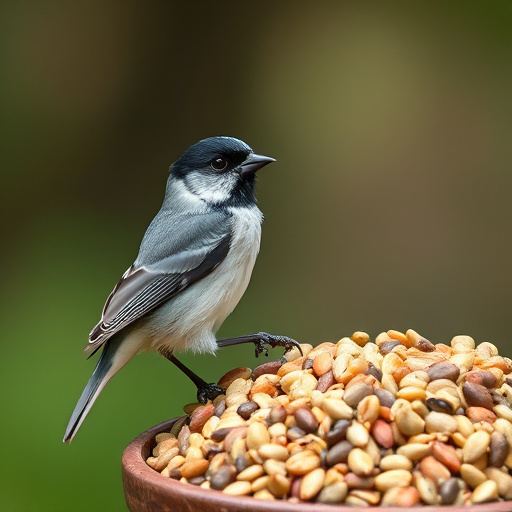Selection of seed mixes for UK birds