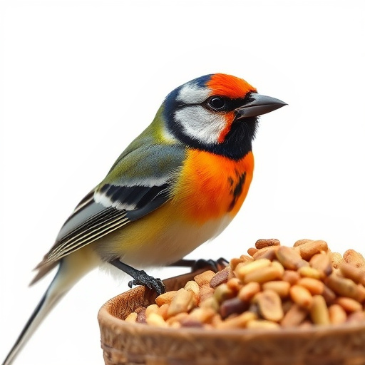 Shelled sunflower seeds in clear container