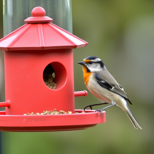 Shopper comparing bird seed prices