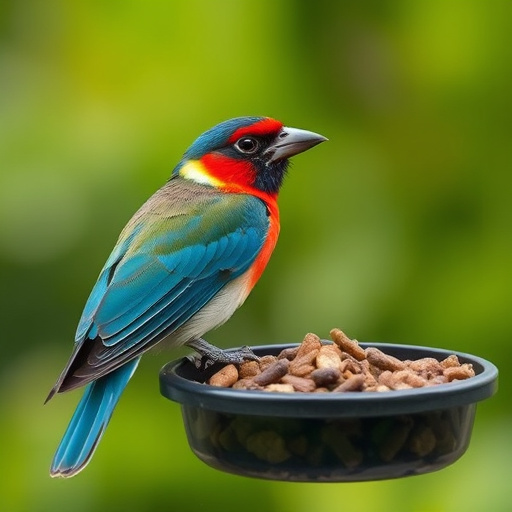 Shopper comparing bird seed prices