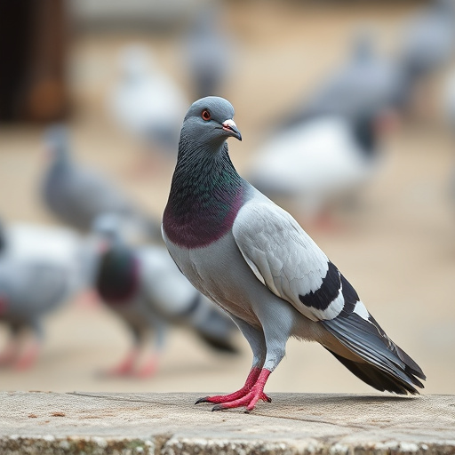Small bird seed feeder with pigeon guard