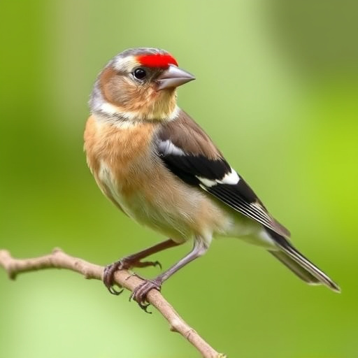 Small birds eating seed from tray