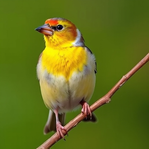 Small birds eating seed from tray