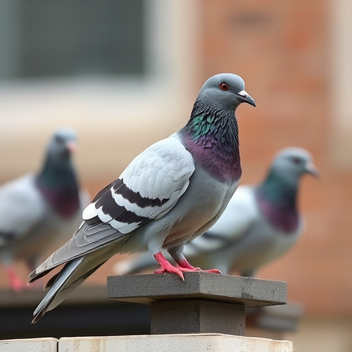Small birds feeding from specialized feeder