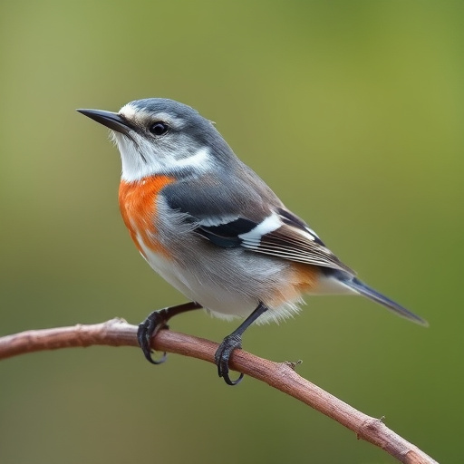 Small birds feeding from specialized feeder
