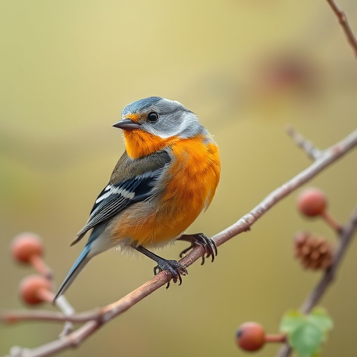 Small birds feeding from specialized feeder