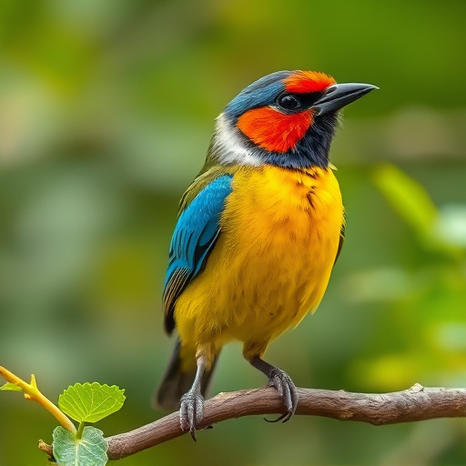 Small birds feeding on sunflower hearts