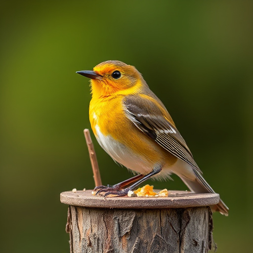 Small birds pecking at niger seeds