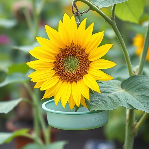 Small garden birds eating sunflower hearts
