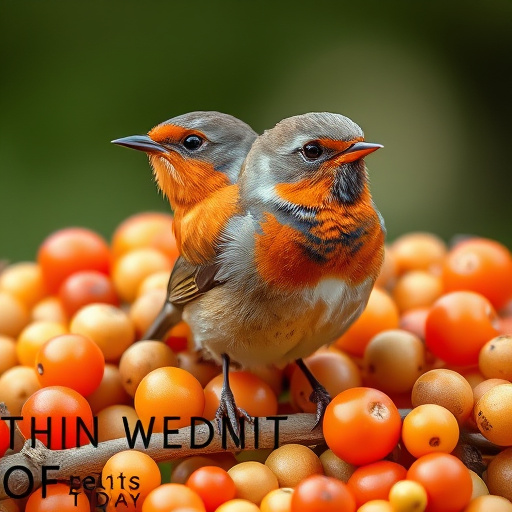 Soft food blend for wild robins