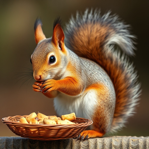 Squirrel-proof bird feeder in backyard