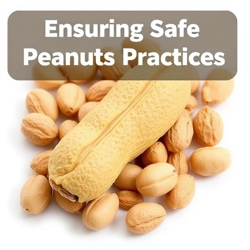 Squirrel-proof peanut feeder hanging in garden