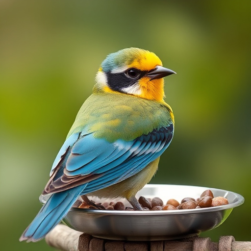 Suet and seed mix in delivery box