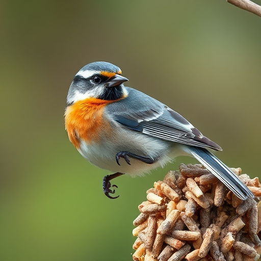 Suet balls dangling from tree branch