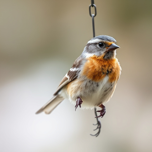 Suet balls hanging on tree branch