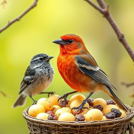 Suet balls in mesh feeder hanging