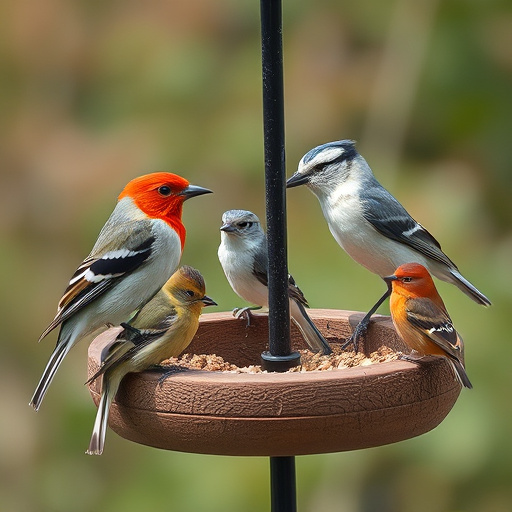 Suet pellets in a ceramic bowl