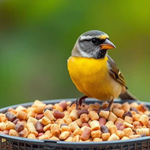 Suet pellets in large storage bags