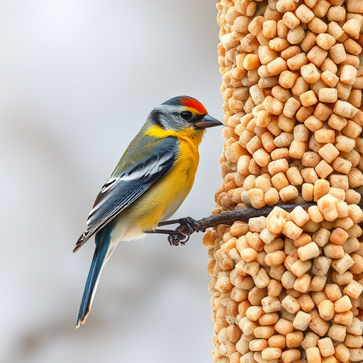 Suet pellets in large storage bags