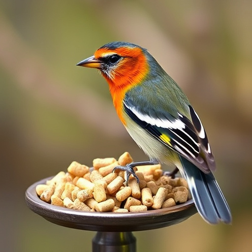 Suet pellets in large storage bags