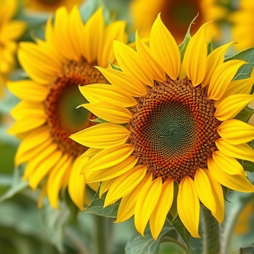 Sunflower hearts in clear plastic bird feeder