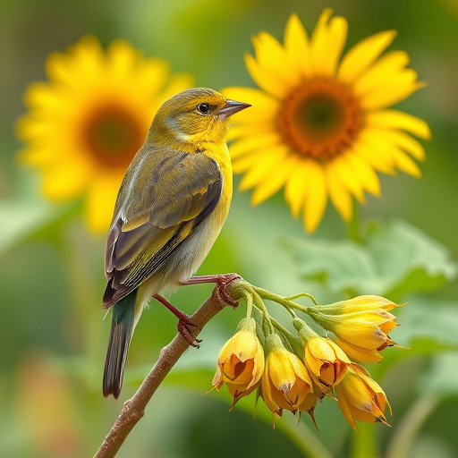 Sunflower hearts in clear plastic bird feeder