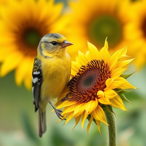 Sunflower hearts in eco-friendly paper bag