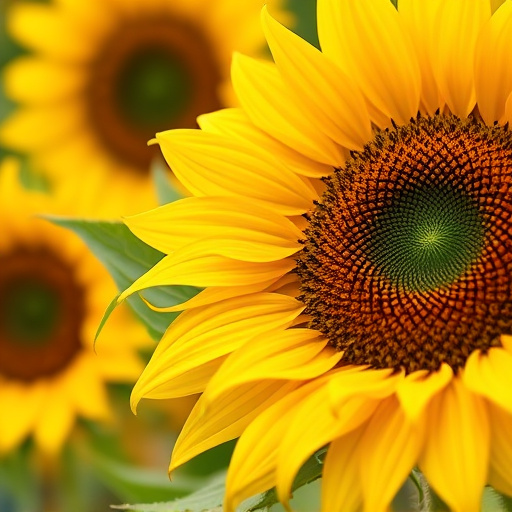 Sunflower hearts in eco-friendly paper bag