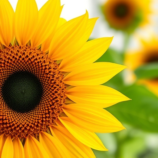 Sunflower hearts in eco-friendly paper bag