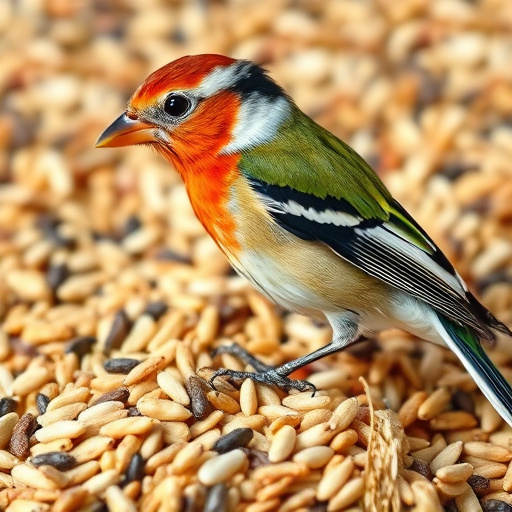 Sunflower seeds and grains mix