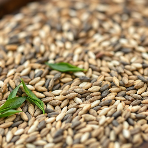 Sunflower seeds and grains mix