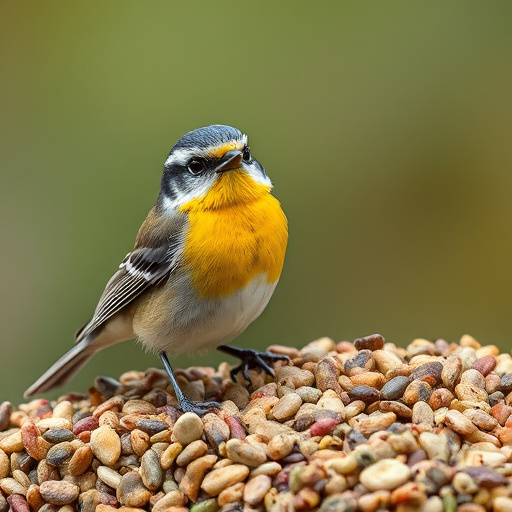 Sunflower seeds and grains mix