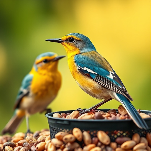 Sunflower seeds and grains mix