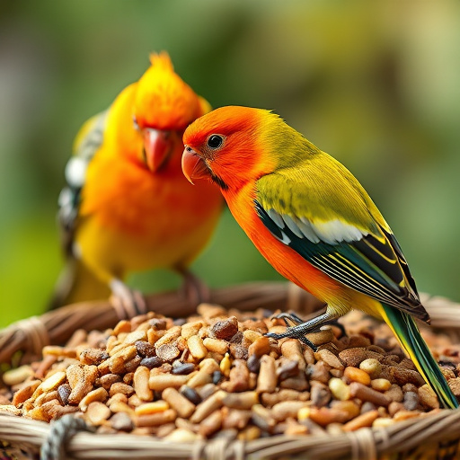 Sunflower seeds and grains mix