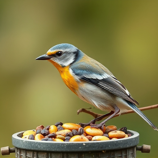Variety of bird feed on website