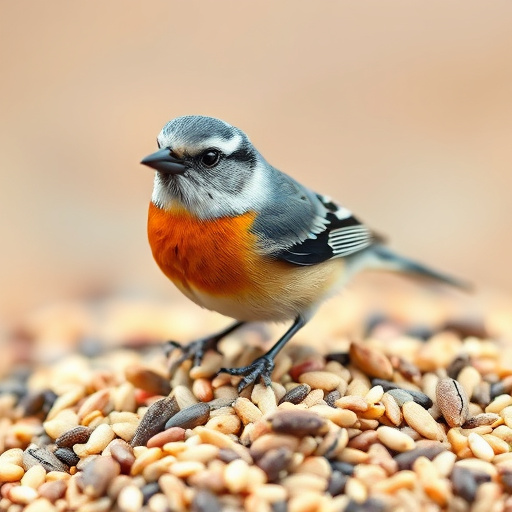 Variety of seeds for small garden birds
