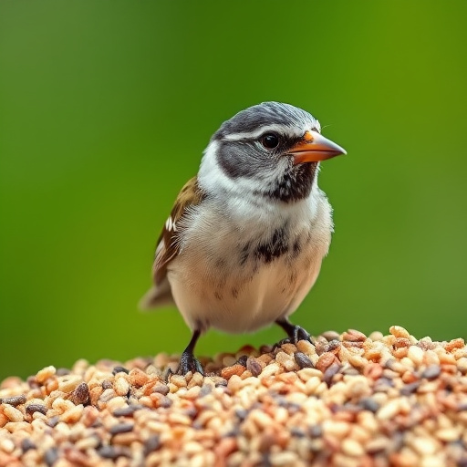 Variety of seeds in wooden bowl