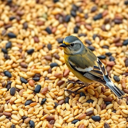 Variety of seeds in wooden bowl