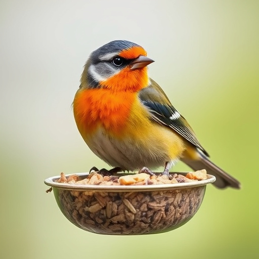 Various bird seed packs on shelf
