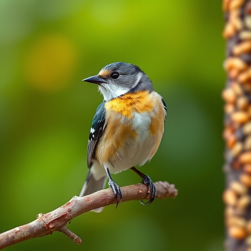 Various bird seed packs on shelf