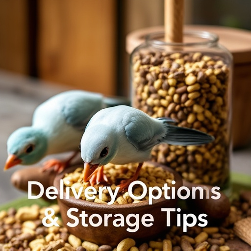 Warehouse full of suet pellet stock