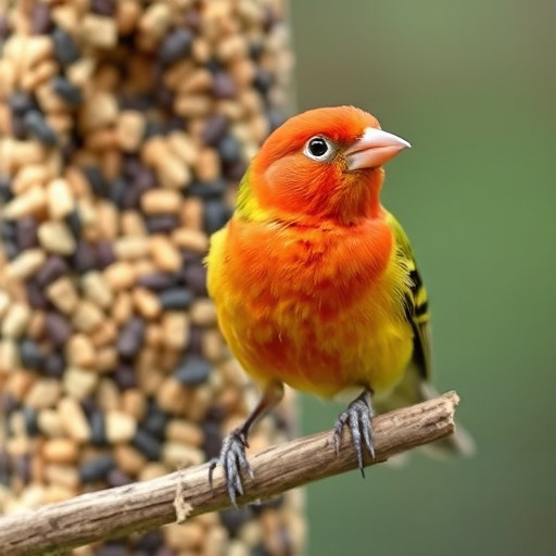Warehouse full of suet pellet stock