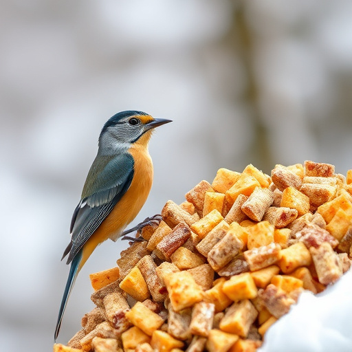 Warehouse full of suet pellet stock